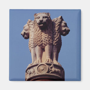 Detail von einer Ashoka Säule Magnet