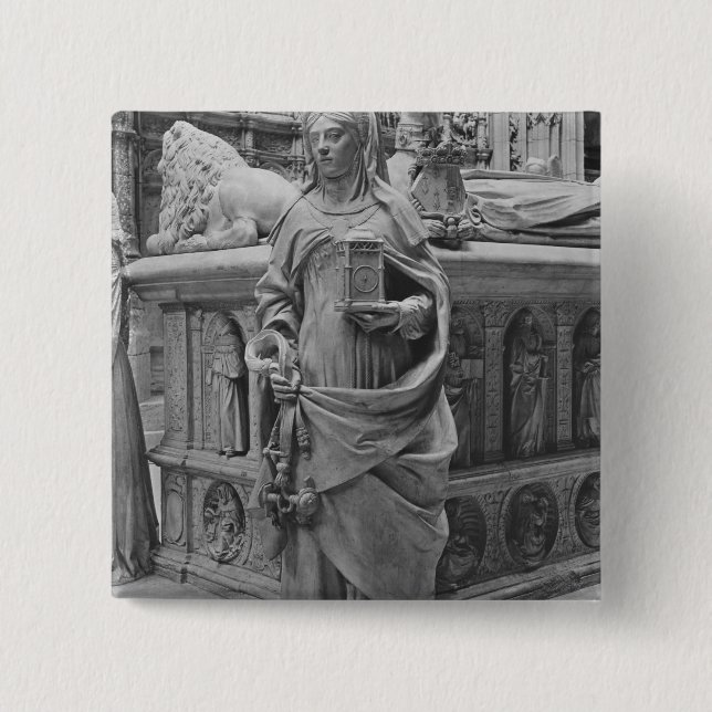 Detail von Mäßigkeit Button (Vorderseite)