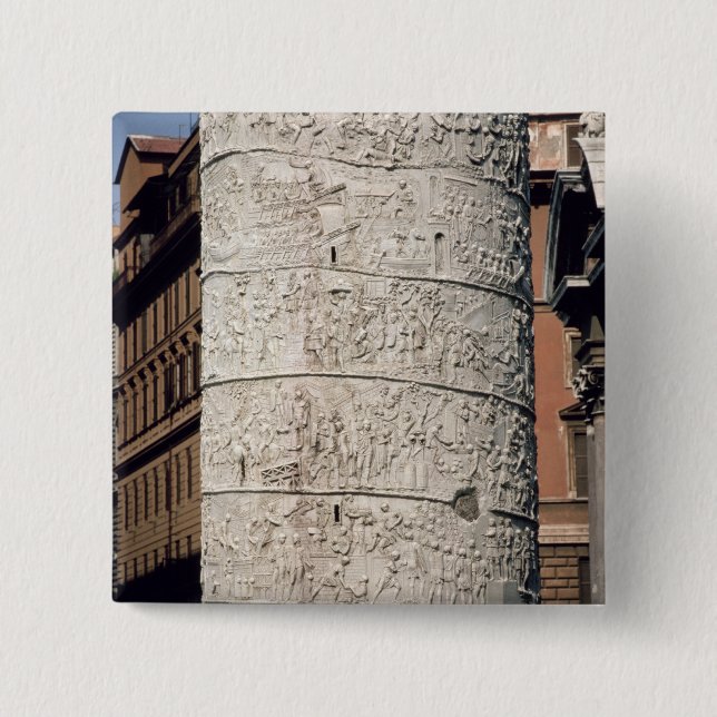 Detail von Trajans Spalte Button (Vorderseite)