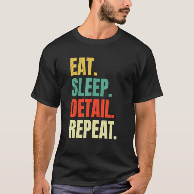 Detail zum Schlafen Liebe Auto Auto im Detail D T-Shirt (Vorderseite)