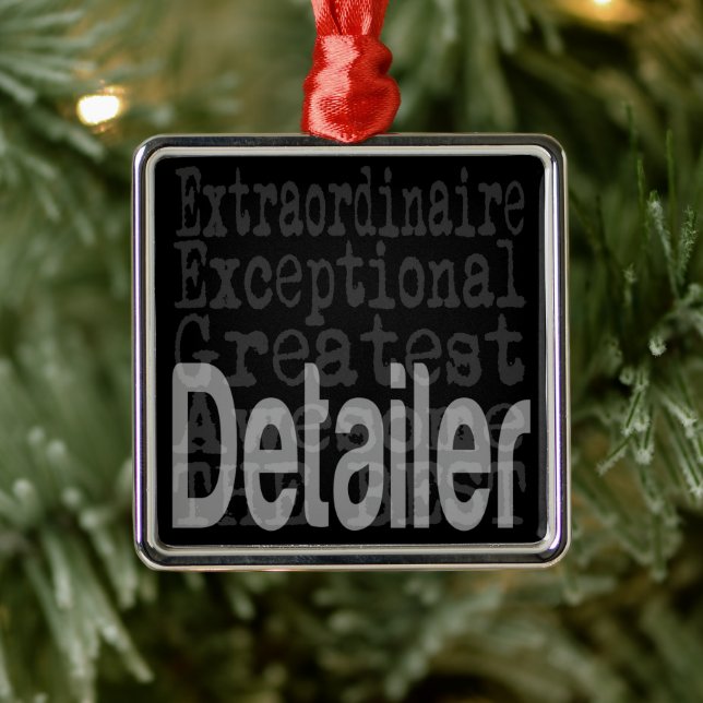 Detailer Extraordinaire Ornament Aus Metall (Baum)