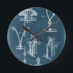 Detailkonzept IV Runde Wanduhr<br><div class="desc">Karten und Blueprints</div>