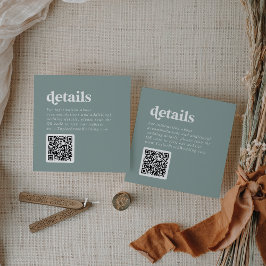 Detaillierte Angaben zum aktuellen Typografie-Grün Begleitkarte