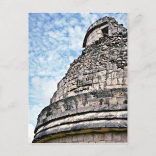 Detaillierte Ansicht von El Caracol, Chichen Itza Postkarte