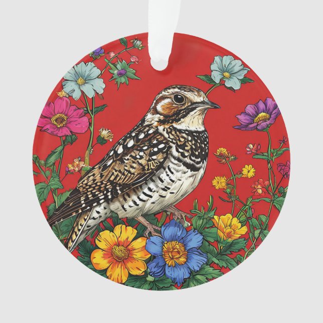 Detaillierte Darstellung eines Thrush Bird Ornament (Vorderseite)