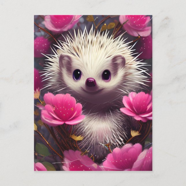 Detaillierte Fantasy Niedlich Kawaii Valentine Ige Postkarte (Vorderseite)