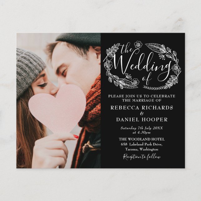 Detaillierte Informationen zum Hochzeitsschreiben  (Vorderseite)