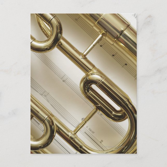 Detaillierte Trumpet Postkarte (Vorderseite)