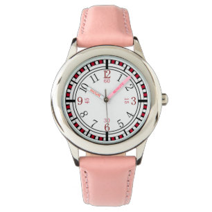 Detaillierte Uhr in verschiedenen Farben