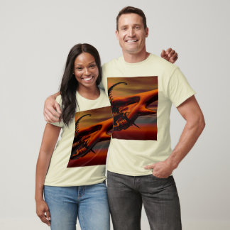 Detaillierter Cyberbaum T-Shirt