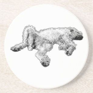 Detaillierter Spinone Feeling Good Untersetzer