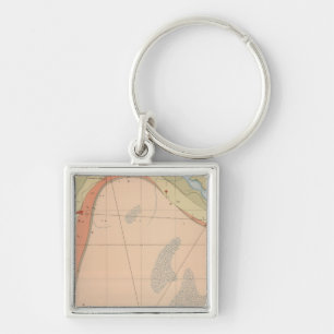 Detailliertes Geologie-Blatt VII Schlüsselanhänger