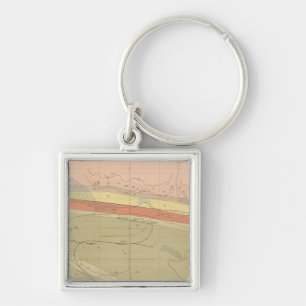 Detailliertes Geologie-Blatt XII Schlüsselanhänger