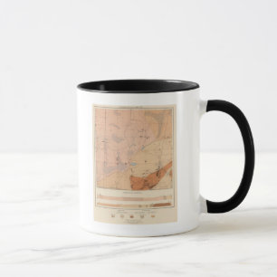Detailliertes Geologie-Blatt XXI Tasse