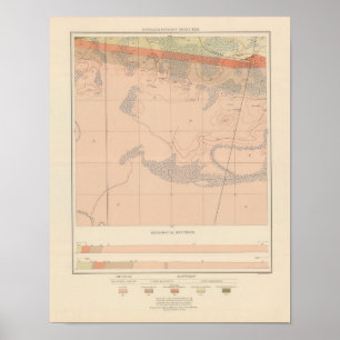 Detailliertes Geologie-Blatt XXIII Poster