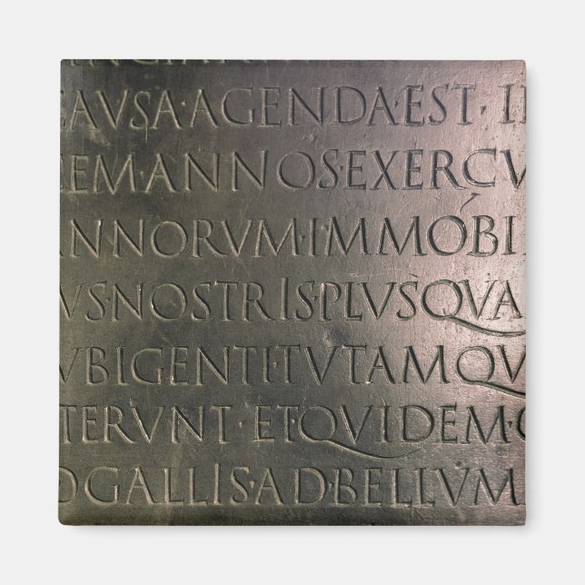 Details aus der Claudian-Tabelle Magnet (Vorne)