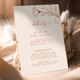 Details Card Terracotta Script Info Begleitkarte