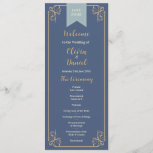 Détails de la cérémonie du menu Mariage de la bibl
