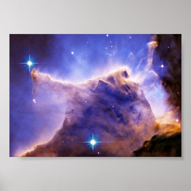 Details der Adlernebel-Säule (Hubble) Poster (Vorne)