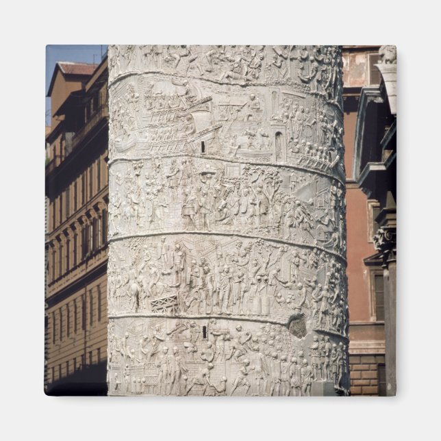 Details der Trajaner-Spalte Magnet (Vorne)