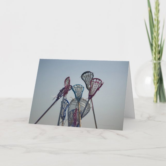 Details des Lacrossespiels Karte (Vorderseite)