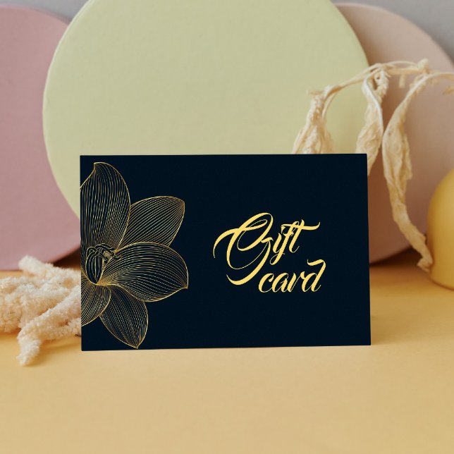 Détails d'or Carte cadeau certificat esthétique (Iridescent Blue Teal Aqua Esthetician Loyalty Card)