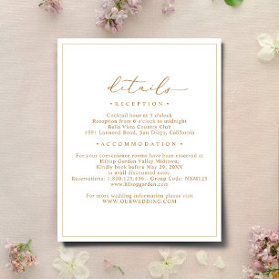Détails du Mariage budgétaire simple Cartes de boî
