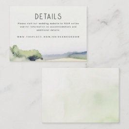 Détails du mariage Carte de petit boîtier