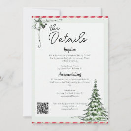 Détails du Mariage de Noël avec carte de code QR