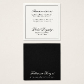 Détails du Mariage noir et blanc élégant