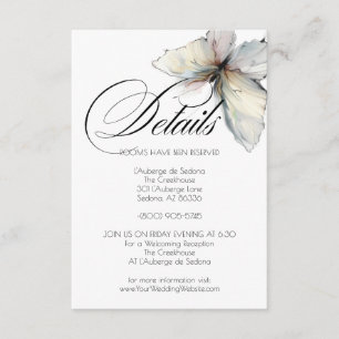 Details Elegante Abstrakte Tinte Pastell Schmetter Begleitkarte
