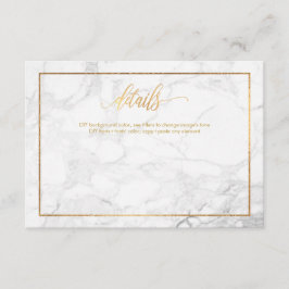 DETAILS-KARTEN/MÄRBEL+IMITATE-GOLD BEGLEITKARTE