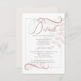 DETAILS | Whimsical Blassmocha Verlasst Gewürzexze Einladung