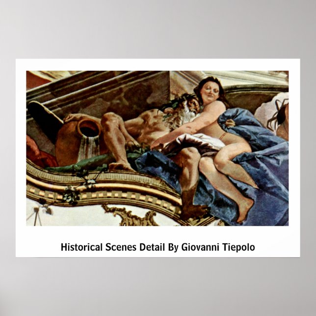 Details zu den historischen Szenen von Giovanni Ti Poster (Vorne)