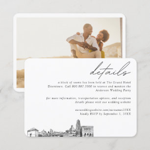 Details zu den Zimmern des Pittsburgh Wedgh Hotel Begleitkarte