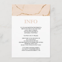 Details zum Effekt von Rosa und Goldmarmor/Infokar