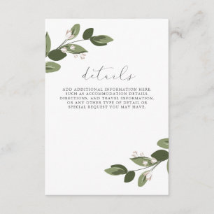 Details zum Erröten von Spries Einladung