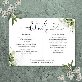 Details zum grünen Herz Skript Einladung