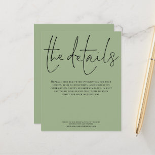 Details zum Hochzeitsszenario