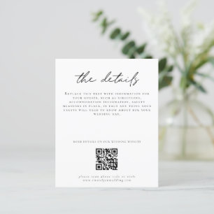 Details zum Hochzeitsszenario QR-Skriptumrandung