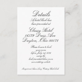 Details zum Hotel Begleitkarte