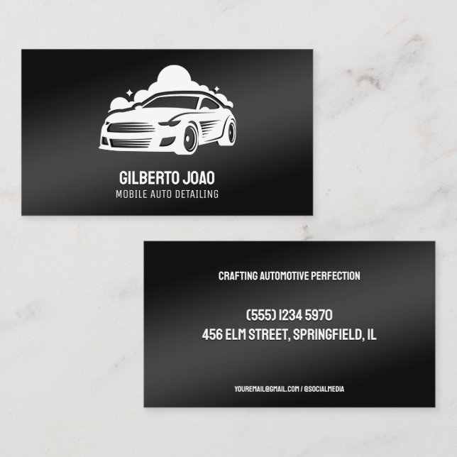Details zum Mobilfahrzeug Visitenkarte (Vorne/Hinten)