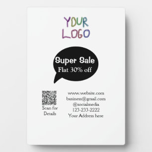 Details zum QR-Code für Superverkäufe Business Dis Fotoplatte