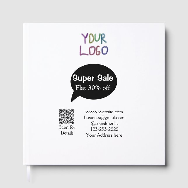 Details zum QR-Code für Superverkäufe Business Dis Gästebuch (Vorderseite)