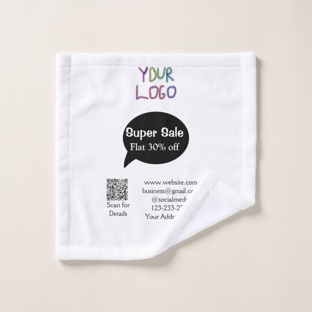 Details zum QR-Code für Superverkäufe Business Dis Waschlappen (Waschlappen)
