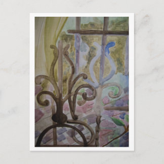 Details zum Queens-Fenster Postkarte