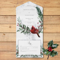 Details zum rustikalen Winterkranz & Roten Kardina