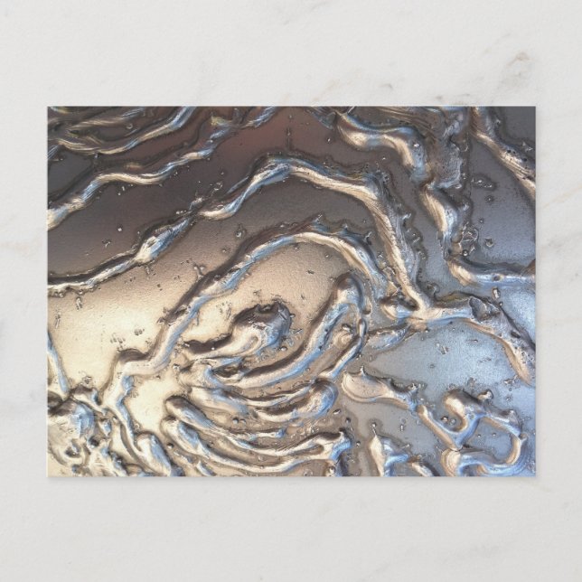 Details zum Sibelius Denkmal Postkarte (Vorderseite)