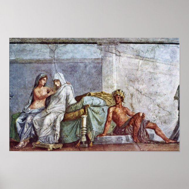 Details zur Aldobrandini Hochzeit: Bride Aphrodite Poster (Vorne)