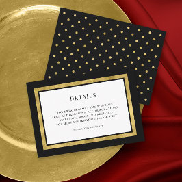 Details zur bearbeitbaren Farbe Classic Gold Round Begleitkarte
